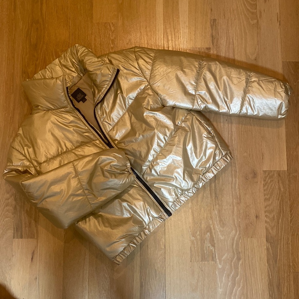 Gold Puffer Jacket